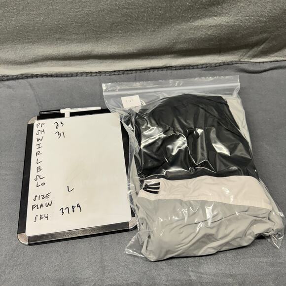 Nike Track Jacket Mens Large Black Gray White Full Zip + Pockets Active Vintage - Picture 8 of 8